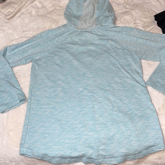 3 PC CALVIN KLEIN SET Quater Sleeve Top + Hoodie + Logo Shorts MEDIUM - Picture 10 of 16